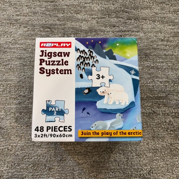 Toddler Puzzle - Floor Puzzle - 48 Pieces - Polar Bears - Penguins - Fish - Picture 3 of 6